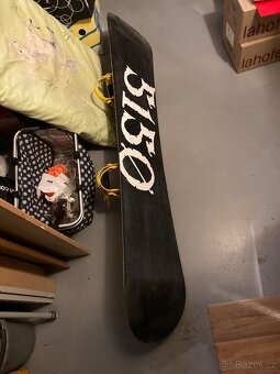 Snowboard Gravity 160 cm + vázání – opravený, plně funkční - 2