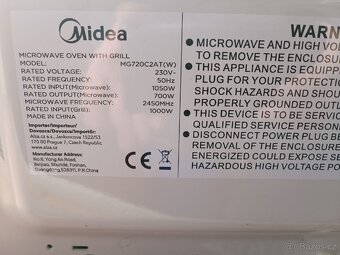Mikrovlnná trouba MIDEA MG720C2AT - 2