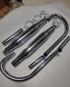 Výfuky kolena objímky rybiny doutníky K750 M72 M67 Dneper Ur - 2