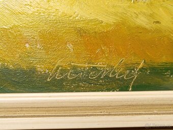 Obraz Šumava, olejomalba 50x120 - 2