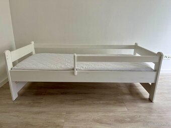 Dětská postel z masivu 160×70 s kokosovou matrací - 2