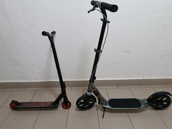 2x koloběžka. Koloběžky. Koloběžku - 2