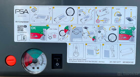 Kompresor na opravu pneumatik 9816624180 originál díl Opel - 2