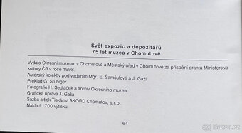 Svět expozic a depozitářů - 75 let muzea v Chomutově - 2