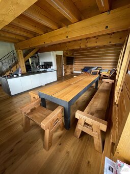 Originální masiv stůl 300x90 - 2