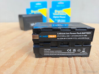 2ks baterie pro NP-F750 a NP-F770 7,2V, 5200mAh - 2