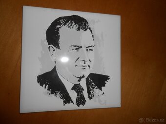 Dlaždice 15cmx 15cm Klement GOTTWALD - nepoužitá - 2