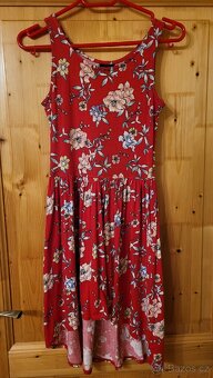 Dívčí letní šaty červené nebo bílé - 2