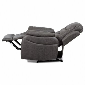 Hnědé a šedé polohovací křeslo TV-4086 - 2