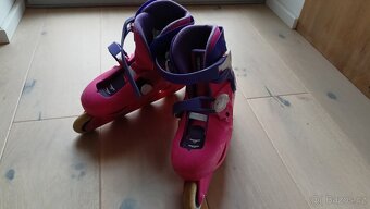 Dětské rostoucí kolečkové brusle Oxelo, vel. 32-34 - 2