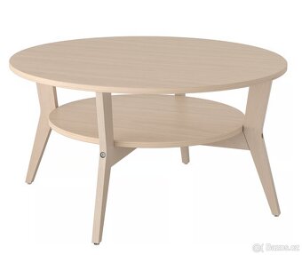 Konferenční stolek JAKOBSFORS, Ikea - dýha dub, 80cm - 2