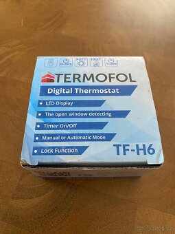 TERMOSTAT PODLAHOVÉHO VYTÁPĚNÍ TERMOFOL TF-H6 - 2