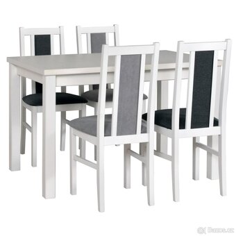 Rozkládací stůl + 5 židlí - 2