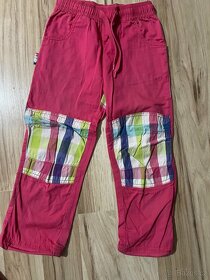 Dětské  kalhoty a tricvrtecni kalhoty vel. 128-134 - 2