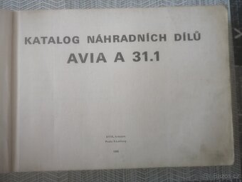 Katalog náhradních dílů AVIA A-31.1 - 2
