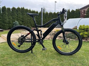 NOVÉ celoodpružené elektrokolo; rám 18,5”, bat. SAMSUNG 14Ah - 2