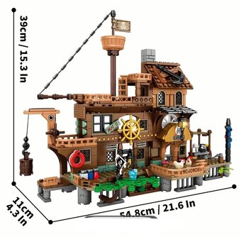 Stavebnice typu LEGO Pirátská pevnost – Stavebnice plná dobr - 2