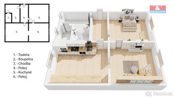 Prodej bytu 2+1, 48 m², Kolín, ul. Mikoláše Alše - 2