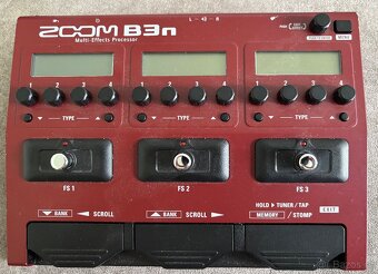 Baskytarový multiefekt Zoom B3n - 2