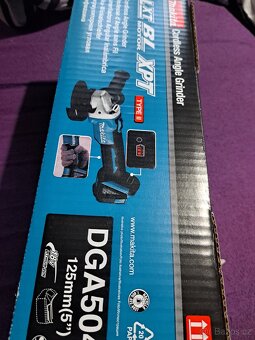 Aku úhlová bruska Makita DGA504Z, 125mm Li-ion 18V - 2