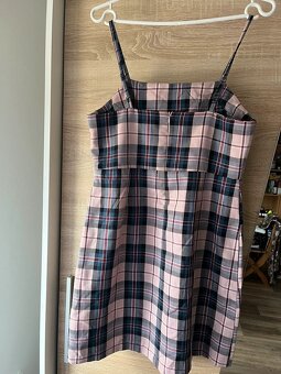 Kárované mini šaty vel. 38 - 2