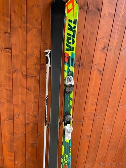 Lyže Volkl Racetiger SL 150cm + hulky Italbastoni 110cm - 2