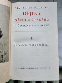 Dějiny národu českého v Čechách a na Moravě, d I. až VI. - 2