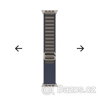 Apple Watch 49/45/44/42mm modrý Alpský tah vel. M - 2