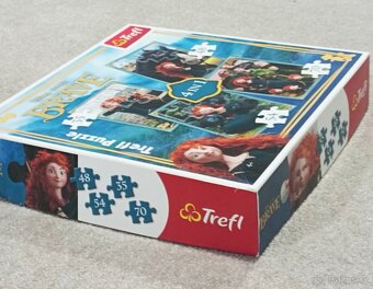 🧩 3v1 Puzzle Disney Pixar Brave – TOP stav - 2