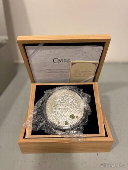 Strieborné kilogramové mince ČM - 2