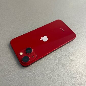iPhone 13 mini 128GB červený, pěkný stav, 12 měsíců záruka - 2