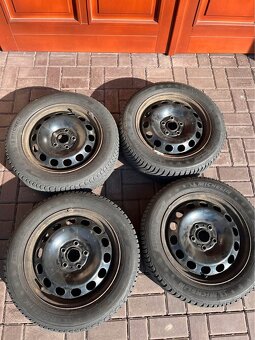 disky 5x112 (Škoda) + zimní pneu Michelin - 2