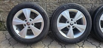 Originál alu Škoda 4 5x112 205/55 R16 - 7mm - 2