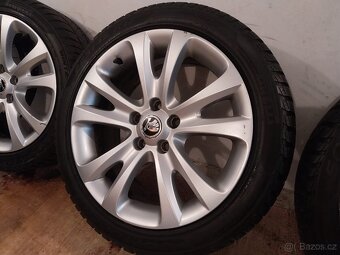 Alu kola Škoda Trifid 5x112 R17 zimní Pirelli Scotto zero 3 - 2