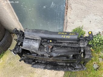 Komplet Chladičová stěna Škoda Scala 1.5tsi 2021 - 2