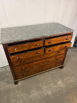 Starožitná komoda s mramorovou deskou (137028) - 2