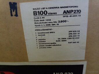 Krabice k magnetofonu B100 - 2