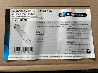 Připojovací hadice RUROFLEX PLUS 125mm - 2