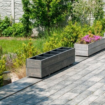 Dřevěné truhlíky 105cm - 2