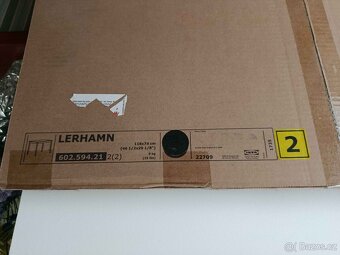 IKEA jídelní stůl LERHAMN černohnědá 118x74 - 2