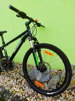 Značkové dětské kolo Specialized 24" (černá/zelená) - 2