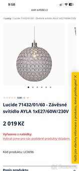 Závěsné svítidlo - 2