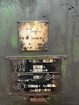 Frézka na kov FA 4U - 2
