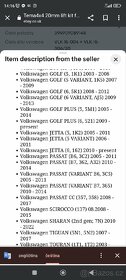 Zvyšující sada vw Sharan 7n, Octavia 2... Atd - 2
