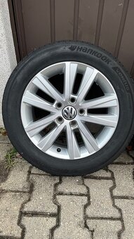 Alu kola 5x112 R16 Letni pneu 205/55/16 - 2