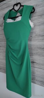 Comtessa - elegantní šaty zelené, vel. S - 2