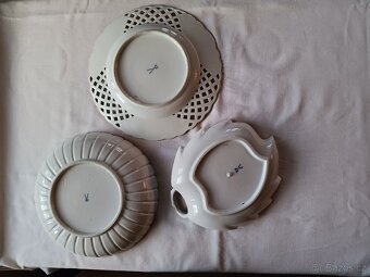 Míšeň, Meissen - malované porcelánové talíře - 2