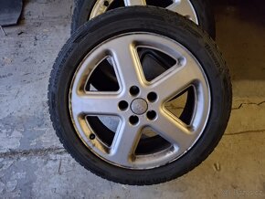 Audi disky R18, rozteč 5x112, pneu 245/45 zimní - 2