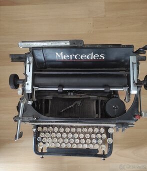 starožitný psací stroj Mercedes - 2