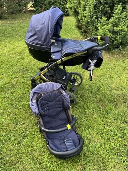 Kočárek Junama Saphire V1 DEEP SEA BLUE - 2